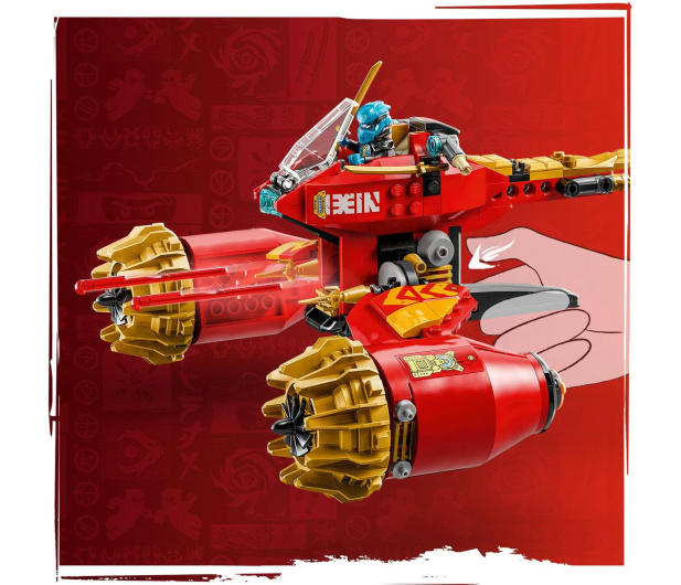 LEGO Ninjago 71830 Burzowy jeździec-mech Kaia - 1284130 - zdjęcie 12